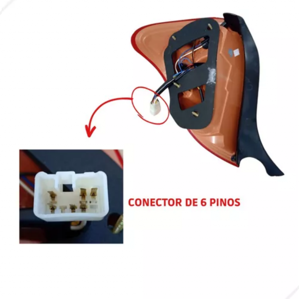 Lanterna traseira direita Jac J3 Hatch 1 4 16V Loja Afey Peças